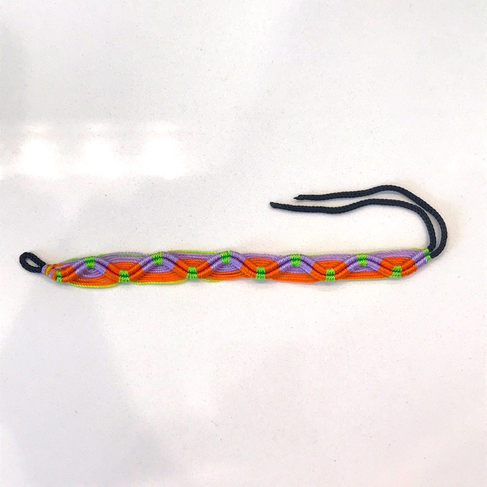 Braided bracelet, 9.5”